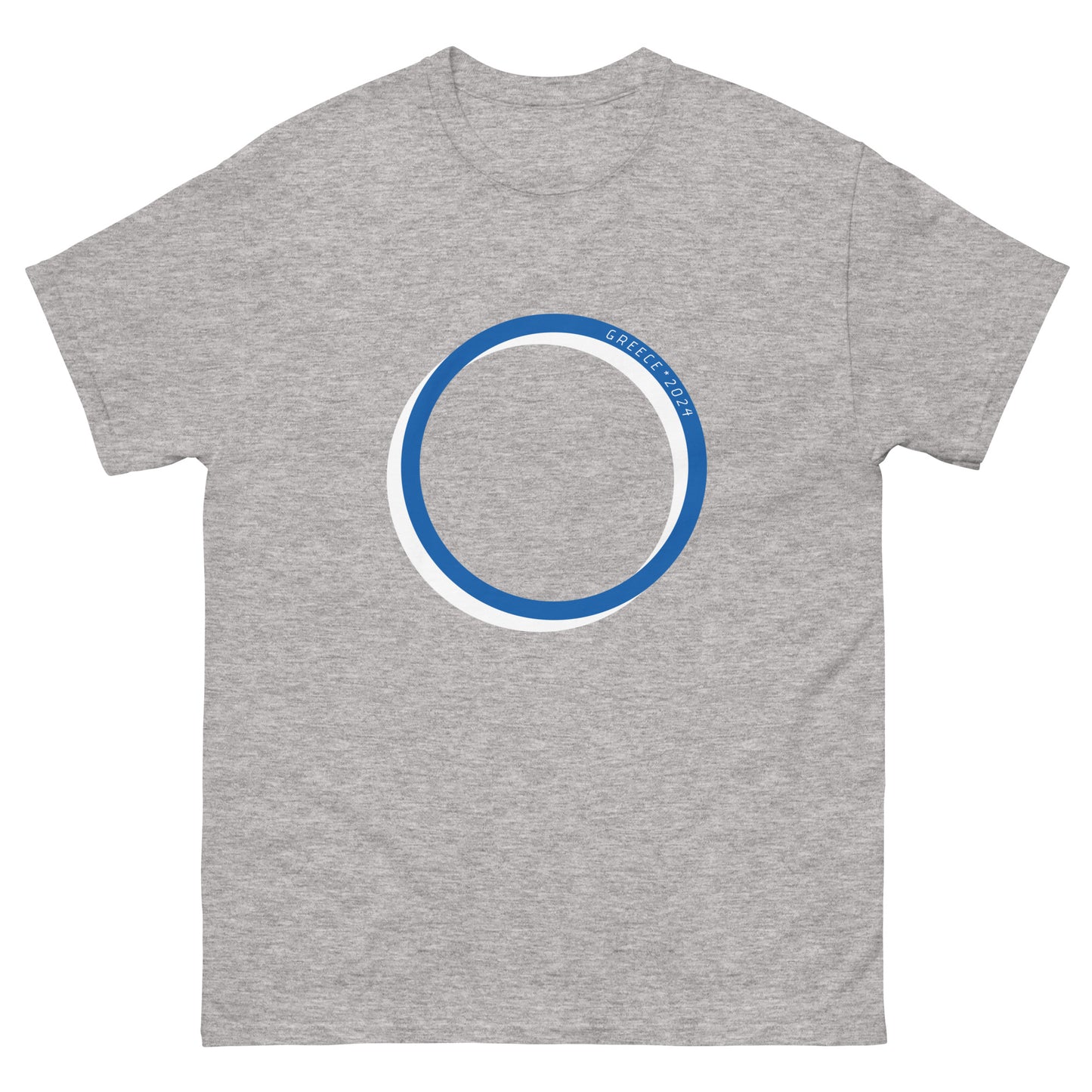 Unisex Olympics T-shirt Greece, sporty gray